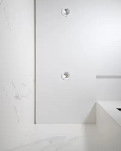 Бесщелевой натяжной потолок — пример работы 1