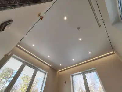 Скрытые карнизы для натяжного потолка