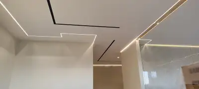 Парящий натяжной потолок — пример работы 6