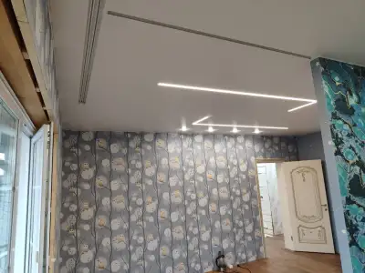 Натяжной потолок в детской — пример 13